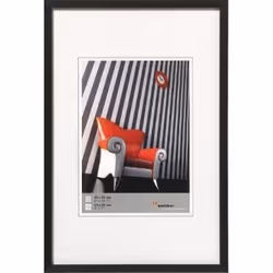 Walther Design Chair, Cadre pour une seule photo, Noir, 30 x 30 cm