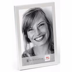 Walther Design BT015T, Cadre pour une seule photo, Métal, Argent, Mat, 10 x 15 cm, Rectangulaire