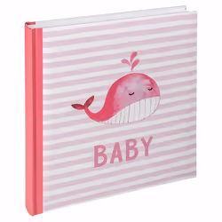Walther Design UK-183-R, Rose, 50 feuilles, 28 x 30,5, Reliure à l'anglaise, Papier, Blanc