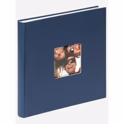 Walther Design Fun, Bleu, 40 feuilles, M, 260 mm, 250 mm, 2,5 cm