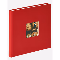Walther Design Fun, Rouge, 40 feuilles, M, 250 mm, 25 mm, 26 cm