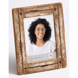 Walther Design YA318W, Bois, Blanc, Bois, Cadre pour une seule photo, 13 x 18 cm, Rectangulaire, Portrait