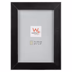 Walther Design BP710B, Cadre pour une seule photo, Bois, Noir, 3,5 x 4,5 cm, Rectangulaire, 95 mm