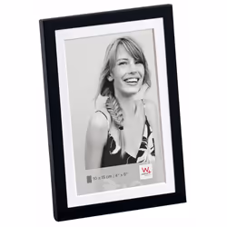 Walther Design RE015B, Cadre pour une seule photo, Noir, 10 x 15 cm, Rectangulaire, Allemagne, 155 mm