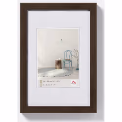 Walther Design JG050N, Polystyrol, Marron, Cadre pour une seule photo, Mur, 30 x 40 cm, Rectangulaire
