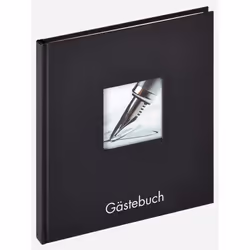 Walther Design GB-205-B, Noir, 72 feuilles, Papier, 250 mm, 230 mm, 2 cm