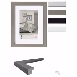 Walther Design JK015W, Polystyrol, Blanc, Cadre pour une seule photo, Mur, 7 x 10 cm, Rectangulaire