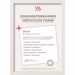 Walther Design JK130W, Cadre pour une seule photo, Polystyrol, Blanc, 13 x 18 cm, Rectangulaire, Allemagne