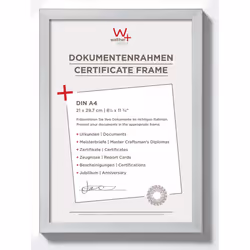 Walther Design JK130S, Polystyrol, Argent, Cadre pour une seule photo, Mur, 13 x 18 cm, Rectangulaire