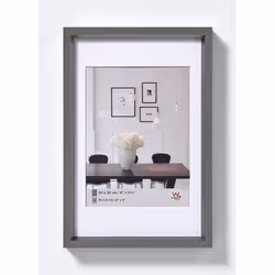 Walther Design ES824D, Acier, Cadre pour une seule photo, 13 x 18 cm, Rectangulaire, Allemagne, 189 mm