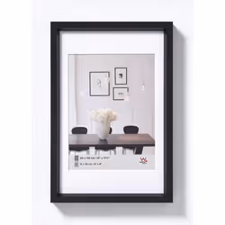 Walther Design ES045B, Cadre pour une seule photo, Noir, 20 x 30 cm, Rectangulaire, Allemagne, 309 mm