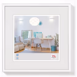 Walther Design KV330W, Cadre pour une seule photo, Blanc, 18 x 18 cm, Rectangulaire, Allemagne, 310 mm