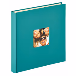 Walther Design SK-110-K, Turquoise, 50 feuilles, Reliure à l'anglaise, Blanc, 335 mm, 330 mm