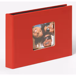 Walther Design MA-353-R, Rouge, 10 feuilles, 10x15, Reliure parfaite, Papier, Noir