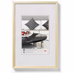 Walther Design AJ342G, Cadre pour une seule photo, Aluminium, Or, Allemagne, 307 mm, 20 mm