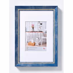 Walther Design EL040L, Cadre pour une seule photo, Polystyrol, Bleu, 20 x 30 cm, Rectangulaire, Allemagne