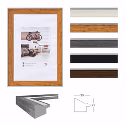 Walther Design EN030D cadre photos Gris Cadre pour une seule photo