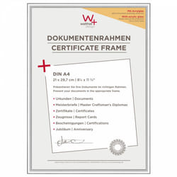Walther Design KVX130S cadre photos Cadre pour une seule photo Argent