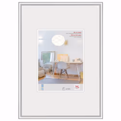 Walther Design KVX342S, Cadre pour une seule photo, Acrylique, Argent, 18 x 24 cm, Rectangulaire, Allemagne