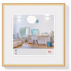 Walther Design KV220G, Or, Cadre pour une seule photo, 13 x 13 cm, Rectangulaire, Allemagne, 210 mm