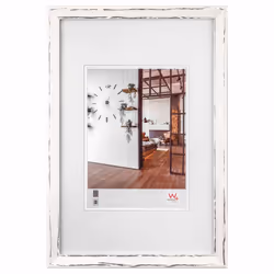 Walther Design IW030W, Cadre pour une seule photo, Bois, Argent, Blanc, 15 x 20 cm, Rectangulaire, Allemagne