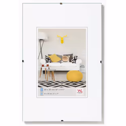 Walther Design RB015K, Cadre pour une seule photo, Verre, Transparent, 7 x 10 cm, Rectangulaire, Allemagne
