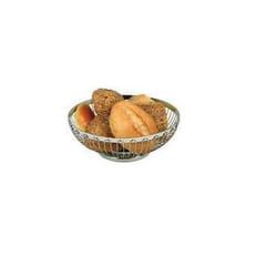 APS-Germany 30230 Panier à pain Rond Acier inoxydable Argent