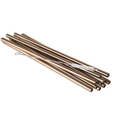 APS-Germany 93383 paille réutilisable Cuivre Acier inoxydable 10 pièce(s)