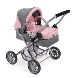 Poussette pour poupée - Smarty - Coloris 15 - Pour enfant de 6 ans et plus - Fille - Bleu et gris