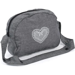 Sac à langer pour poussettes de poupées Jean gris