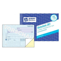 Avery 361 ticket et rouleau de tickets 100 pièce(s)