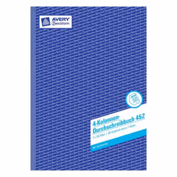 Avery 452 livre d'administration Bleu, Blanc