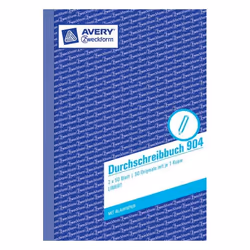 Avery 904 bloc-notes A5 50 feuilles Bleu, Blanc