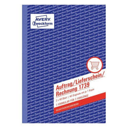 Avery 1739 formulaire commercial