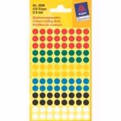Avery Round Labels Ø 8, 416 pièce(s)