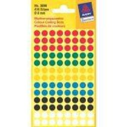 Avery Round Labels Ø 8 étiquette auto-collante 416 pièce(s)
