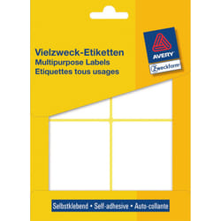 Avery Etiquettes universelles, blanc, 80,0 x 54,0 mm, Adhésif permanent
