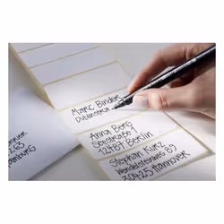 Avery 3350 étiquette auto-collante Rectangle aux angles arrondis Permanent Blanc 240 pièce(s)