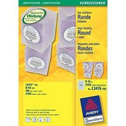 Avery L3415-100 étiquette à imprimer Blanc