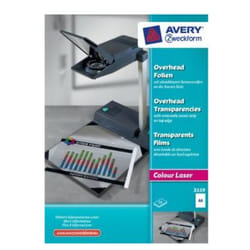 Avery 3559 film d'impression 50 feuilles