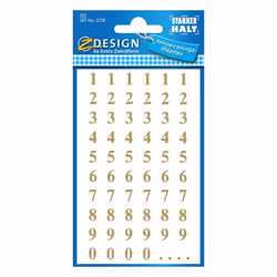 Avery 3728, Or, Permanent, Gloss, 7,6 cm, 12 cm, 124 pièce(s)