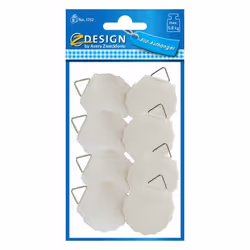 Avery 3732, Blanc, Permanent, Papier, 7,6 cm, 12 cm, 8 pièce(s)