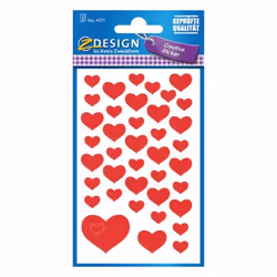 Avery 4371, Papier, Rouge, Permanent, 76 mm, 120 mm, 117 pièce(s)