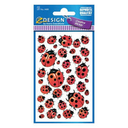 Avery 4400 autocollant décoratif Papier Noir, Rouge Permanent 114 pièce(s)
