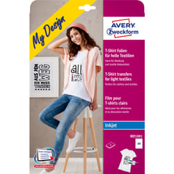 Avery MD1001 Sérigraphie textile Jet d'encre