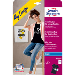 Avery MD1003 Sérigraphie textile Jet d'encre