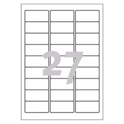 Avery J4792-25 étiquette à imprimer Blanc