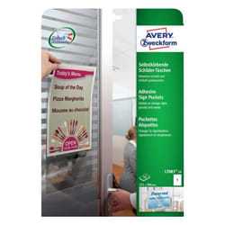 Avery L7083-10 étiquette auto-collante Rectangle Permanent Transparent 10 pièce(s)