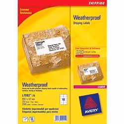 Avery Weatherproof Shipping Labels