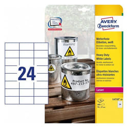 Avery L4718-20 étiquette à imprimer Blanc Imprimante d'étiquette adhésive